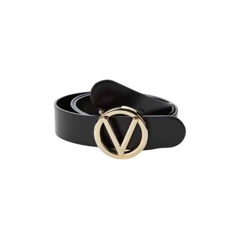 Valentino By Mario Valentino Logo Leather Belt